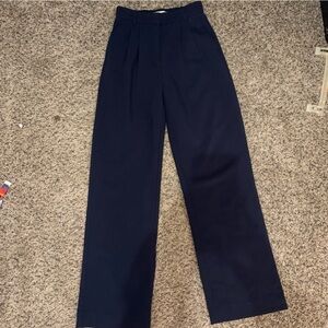 Abercrombie Navy Straight-Leg Pants